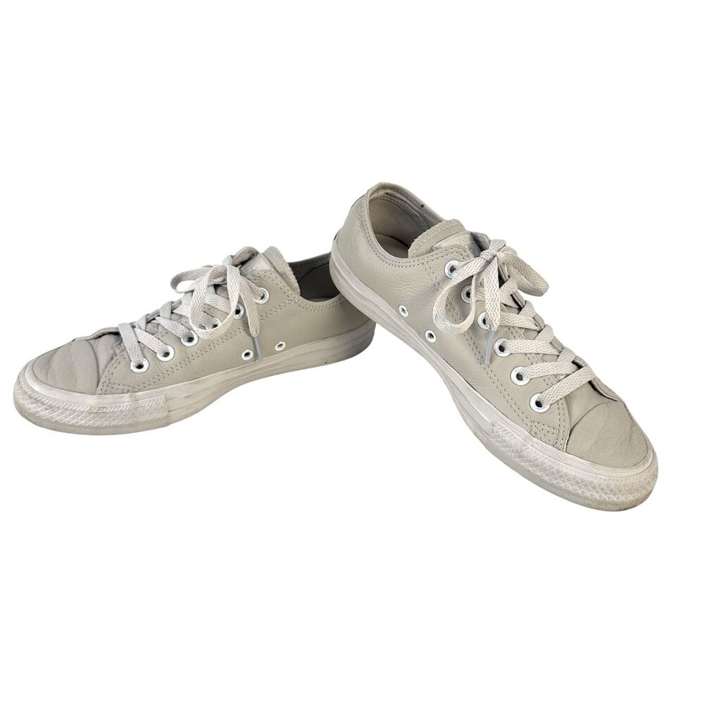 Converse Womens 8 Mens 6 Chuck Taylor All Star Lo Sneaker Pale Putty Lace Up
